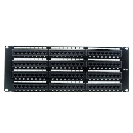 Bestlink Netware CAT5e 110 Type Patch Panel 96-Port 4U Rackmount 102199